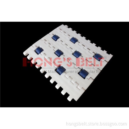 The Food Grade Modular Conveyor Belt with Roller in Beverage Industry